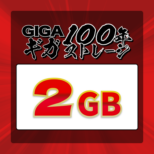 【2GB】ギガ100年ストレージ